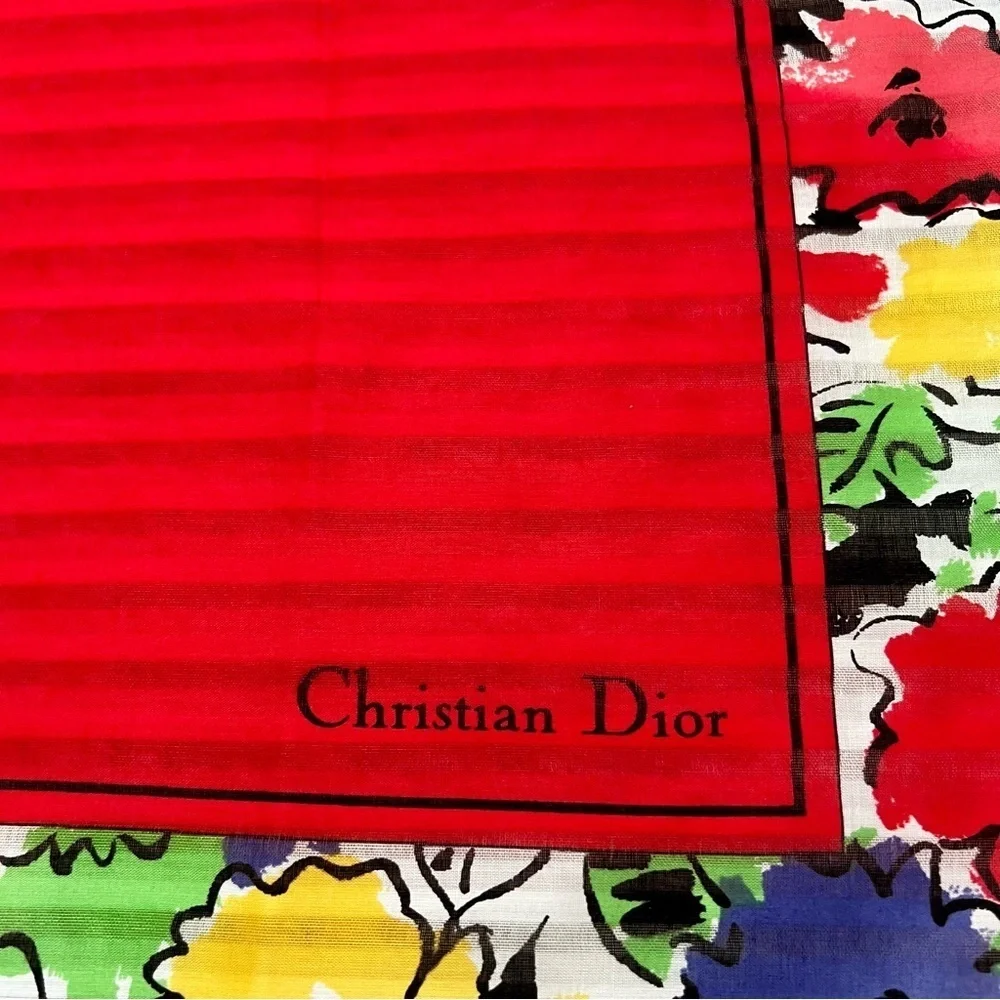 Christian Dior Echarpes Multicolor Shawl/Scarf 27”